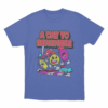 ADTR Cartoon Monster Unisex T Shirt Blue