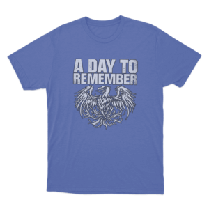 ADTR Eagle Outline Unisex T Shirt Blue
