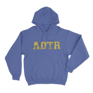 ADTR Vintage Unisex Hoodie Blue