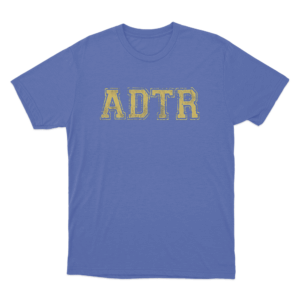 ADTR Vintage Unisex T Shirt Blue