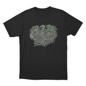 Eagle Vine Graphic Unisex T Shirt Black